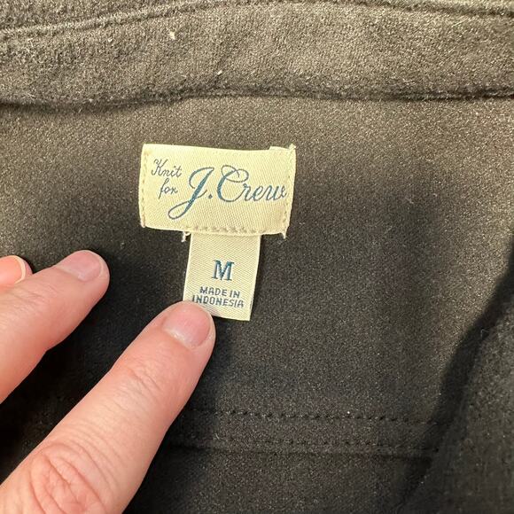 J. Crew Seaboard Soft-Knit Black Shirts with Camp Pockets Med BV899 - Picture 4 of 9